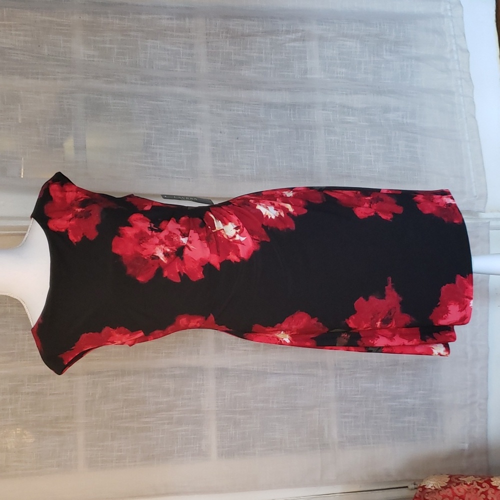 Lauren flowered cocktail dress